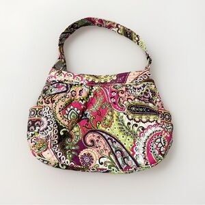 Vera Bradley Very Berry Paisley Shoulder Bag Purse